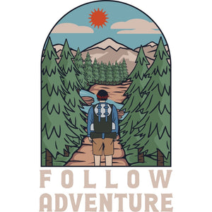 Follow Adventure Sticker