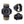 Load image into Gallery viewer, A full view of all sides of a green survival watch