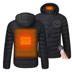  A black heated jacket