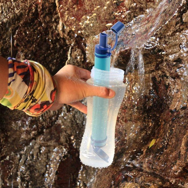 Water flowing into a water purifier