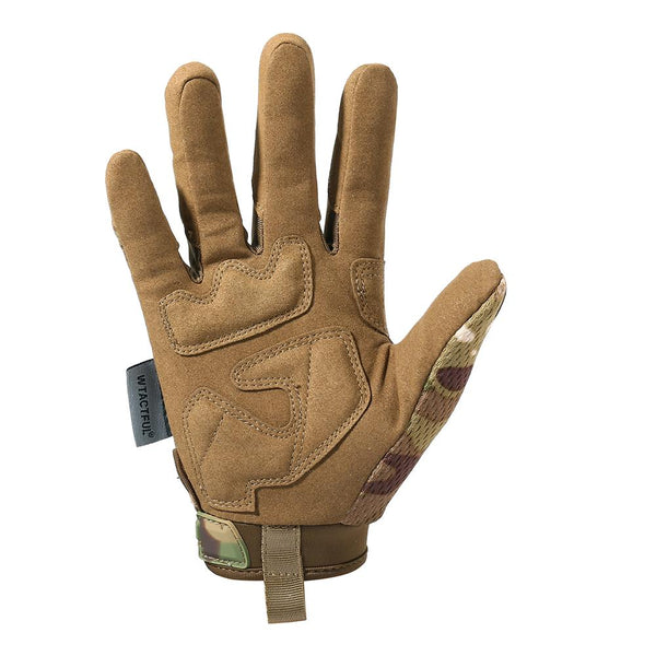 The palm of a durable glove