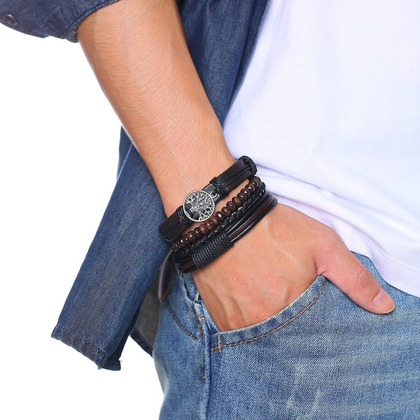 Men's Vintage Leather Bracelets